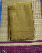Gold Anarkali Tissue