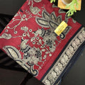 Kalamkari Narayani Pattu (Maroon)