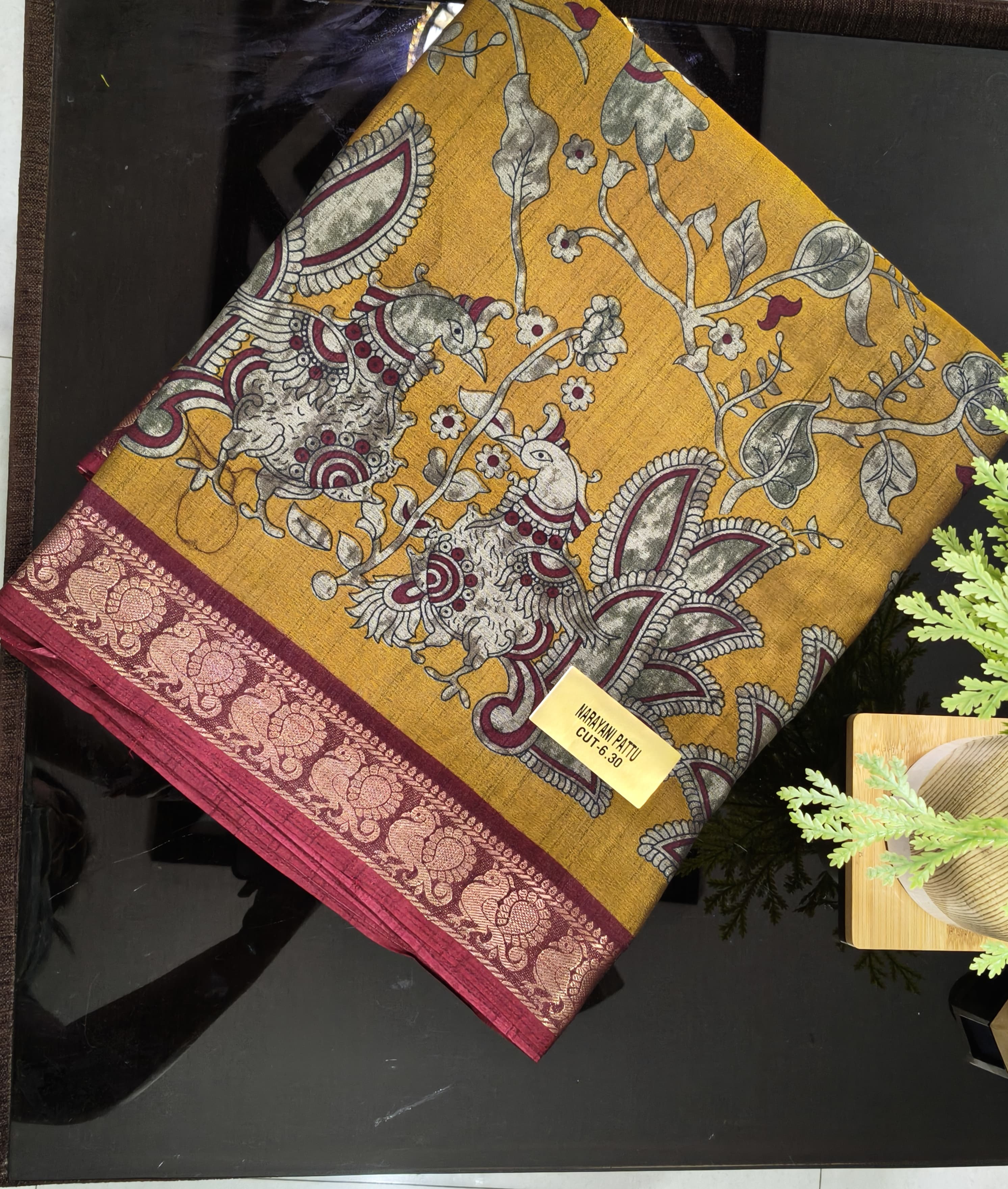 Kalamkari Narayani Pattu