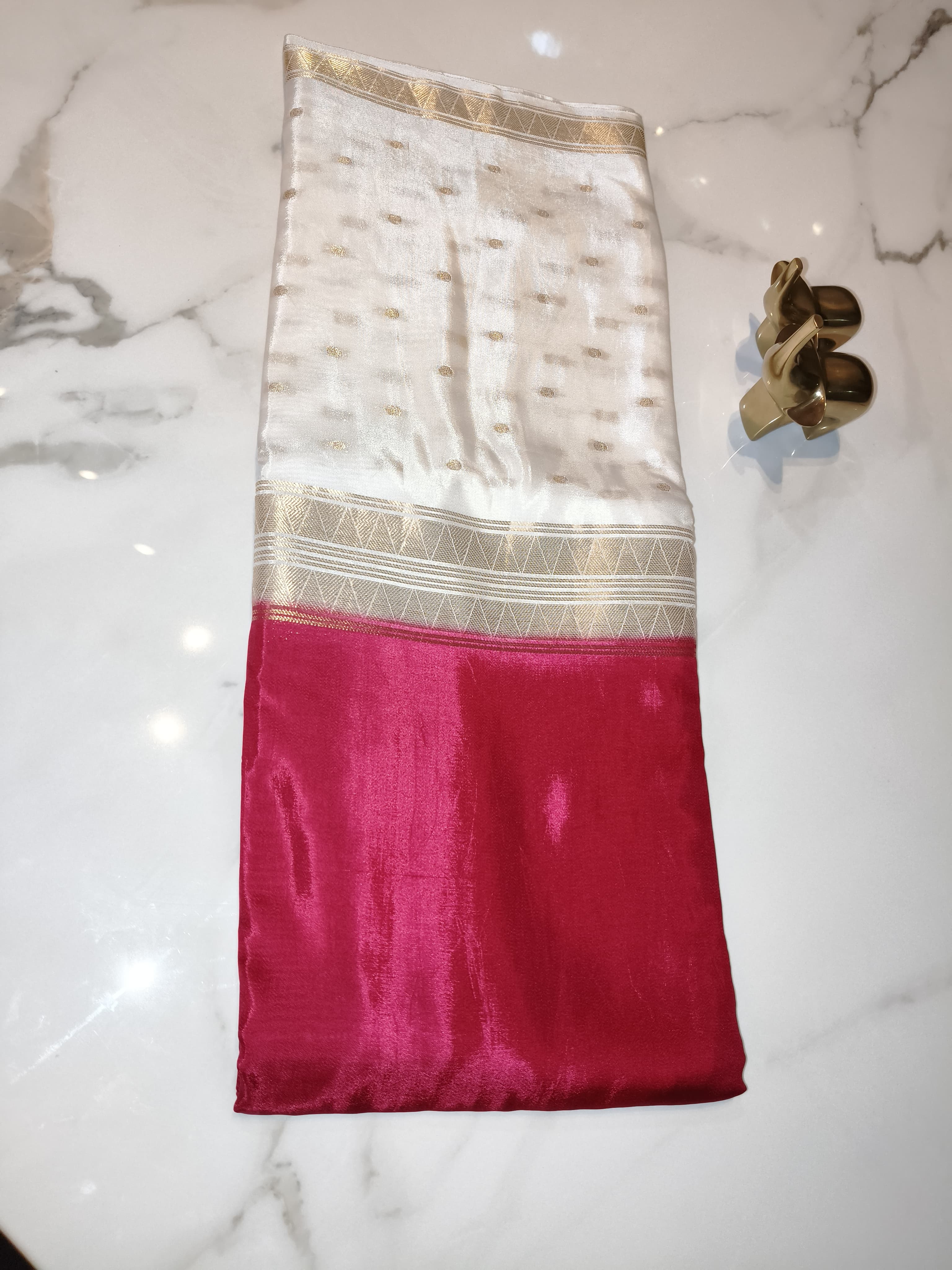 Regal Half-and-Half Mysore Crepe Silk