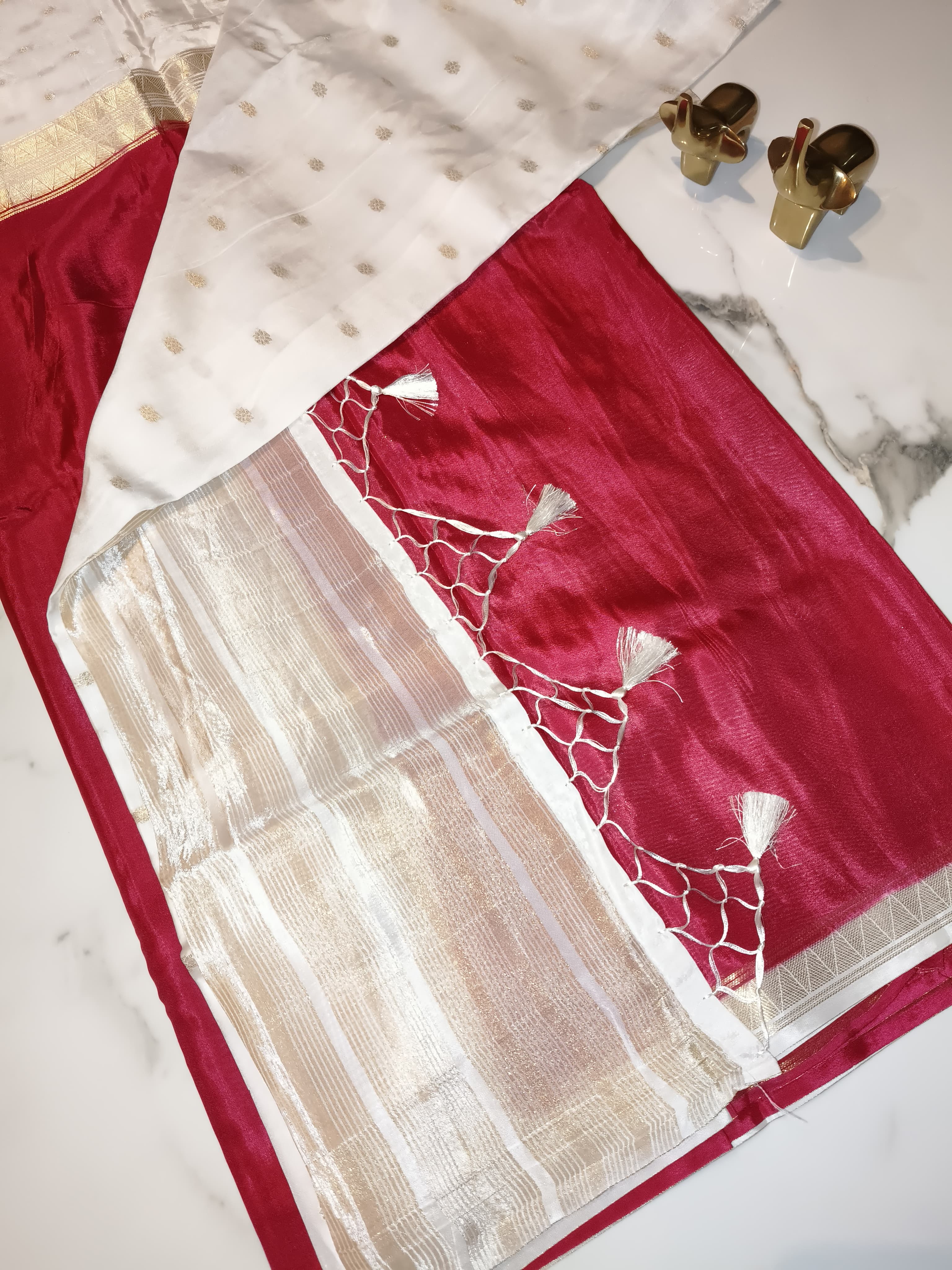 Regal Half-and-Half Mysore Crepe Silk