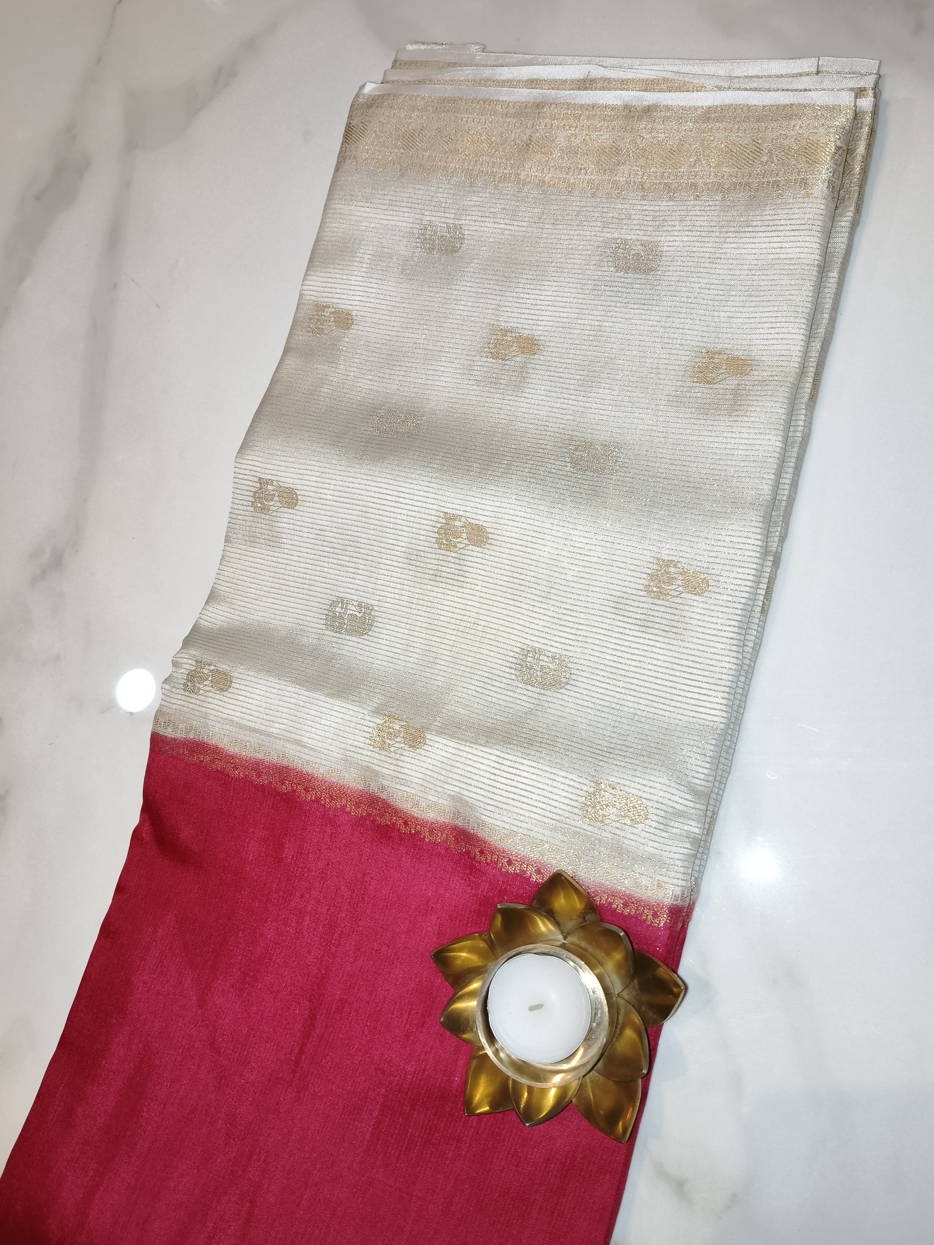 Regal Half-and-Half Mysore Crepe Silk