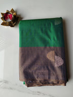 Soft Silk Leaf Green with Grey