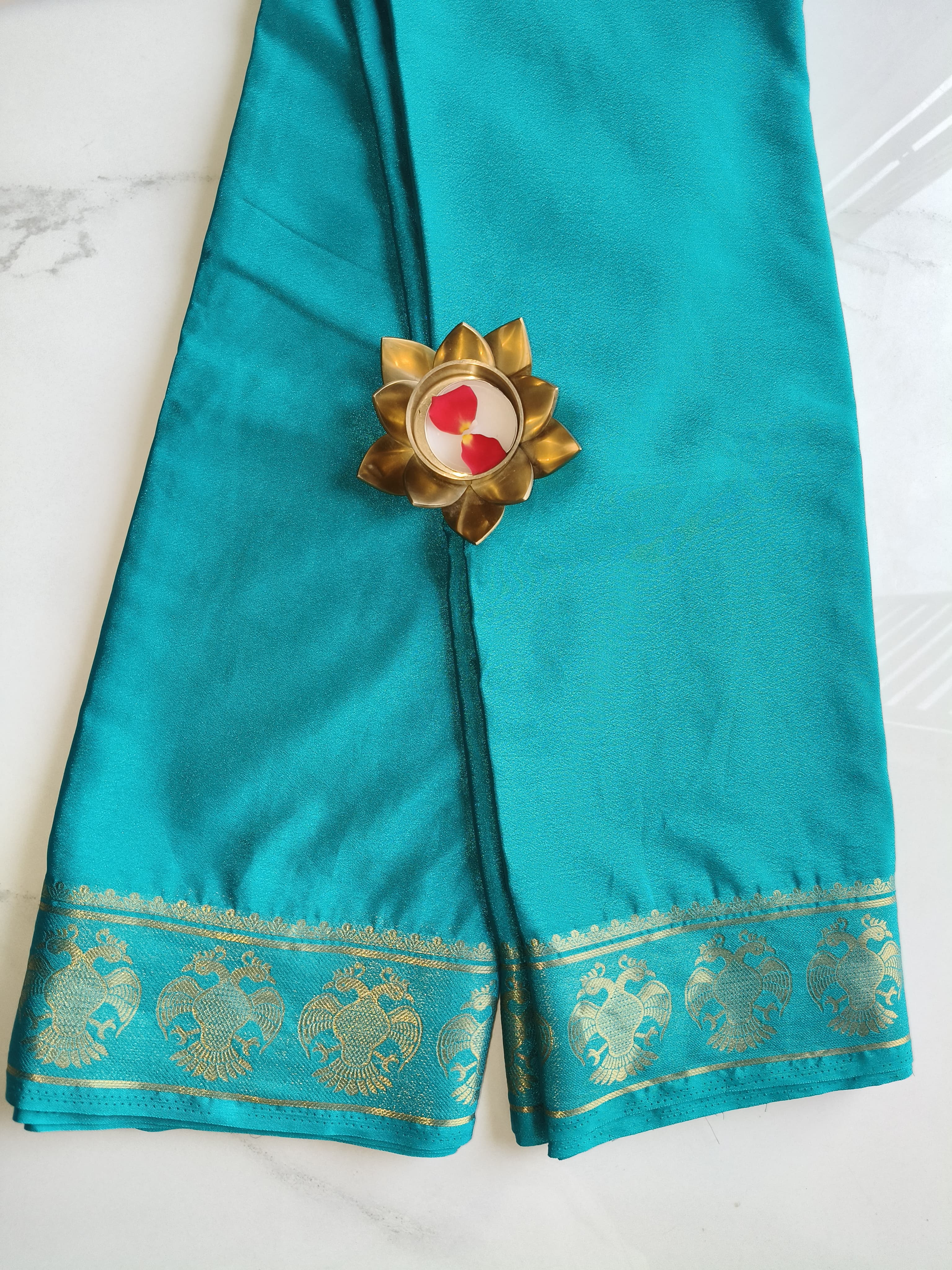 Ramagreen Crepe Mysore Silk
