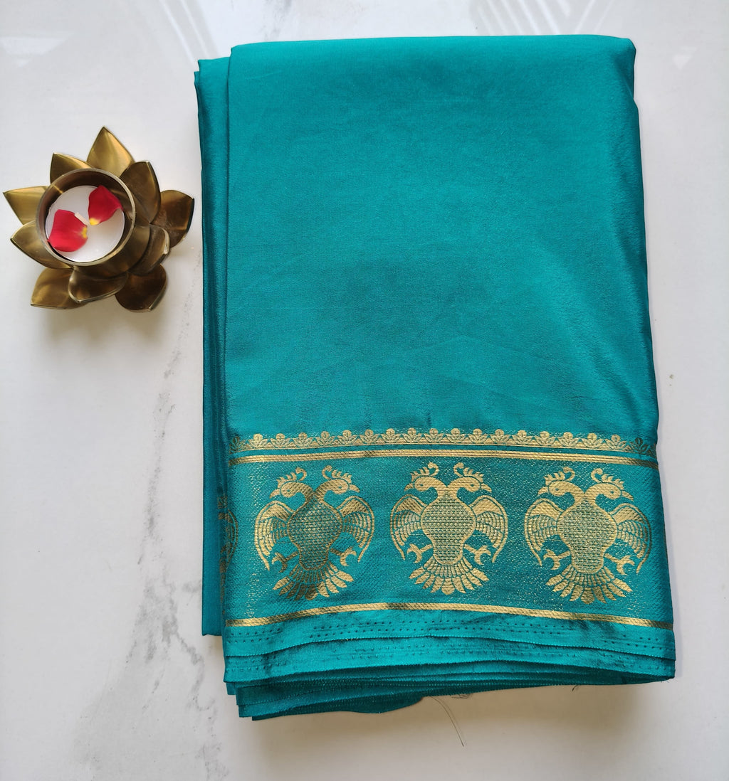Ramagreen Crepe Mysore Silk