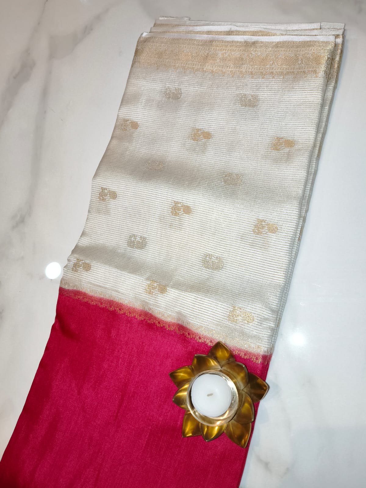 Regal Half-and-Half Mysore Crepe Silk