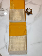 Kanchivaram Pattu Yellow with Beige