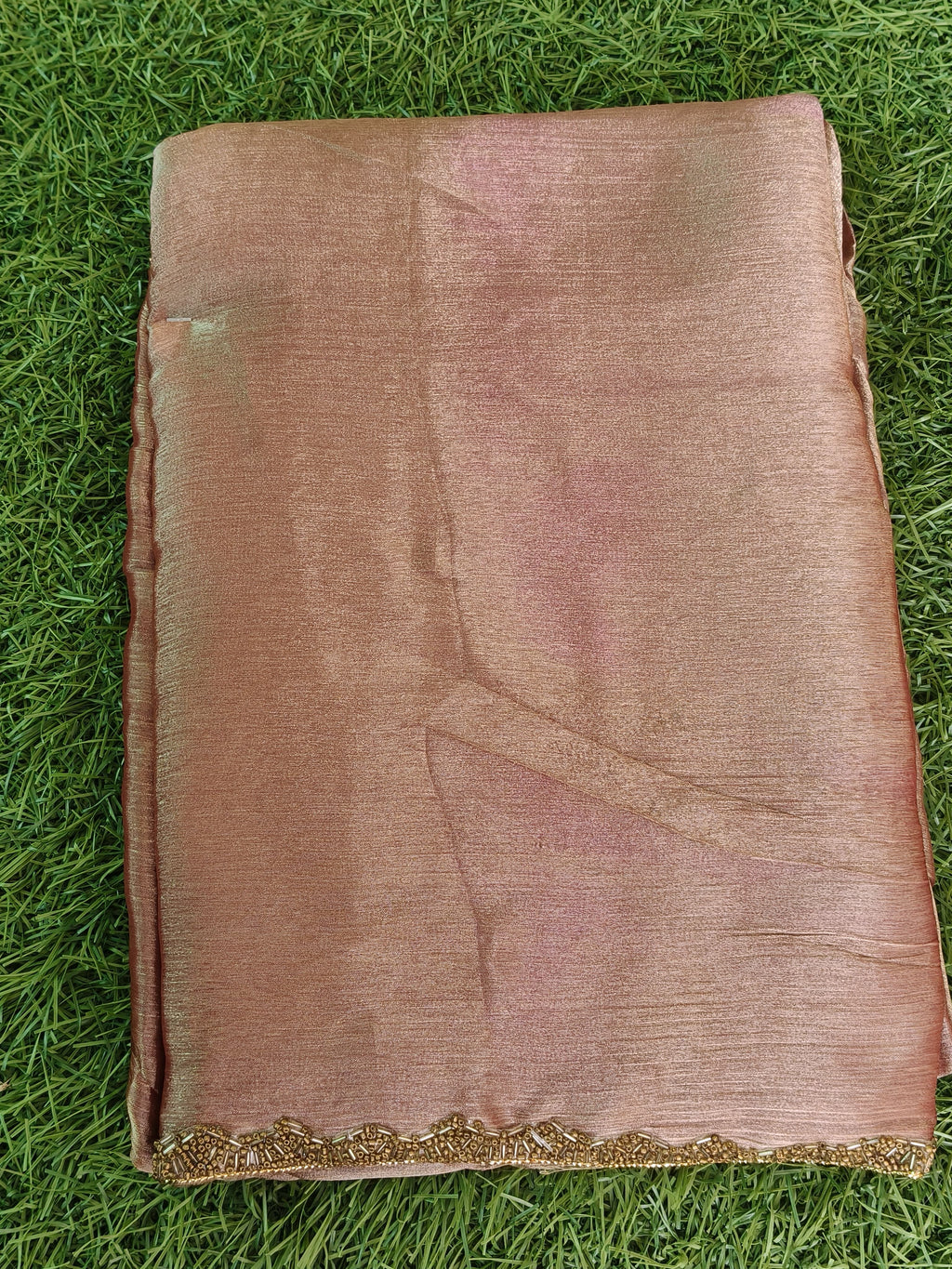 Mauve Anarkali Tissue